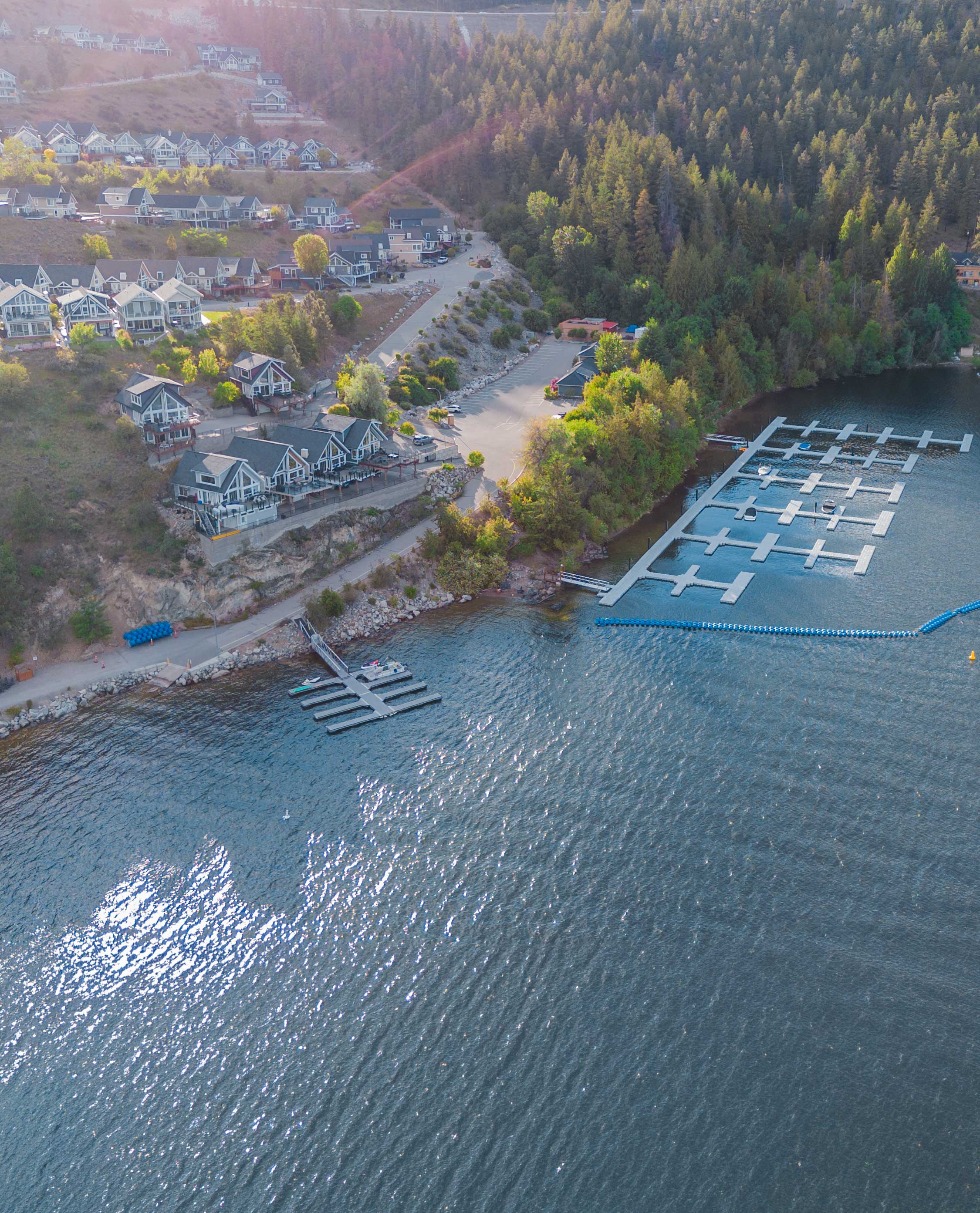 Aerial view of LaCasa Lakeside Resort